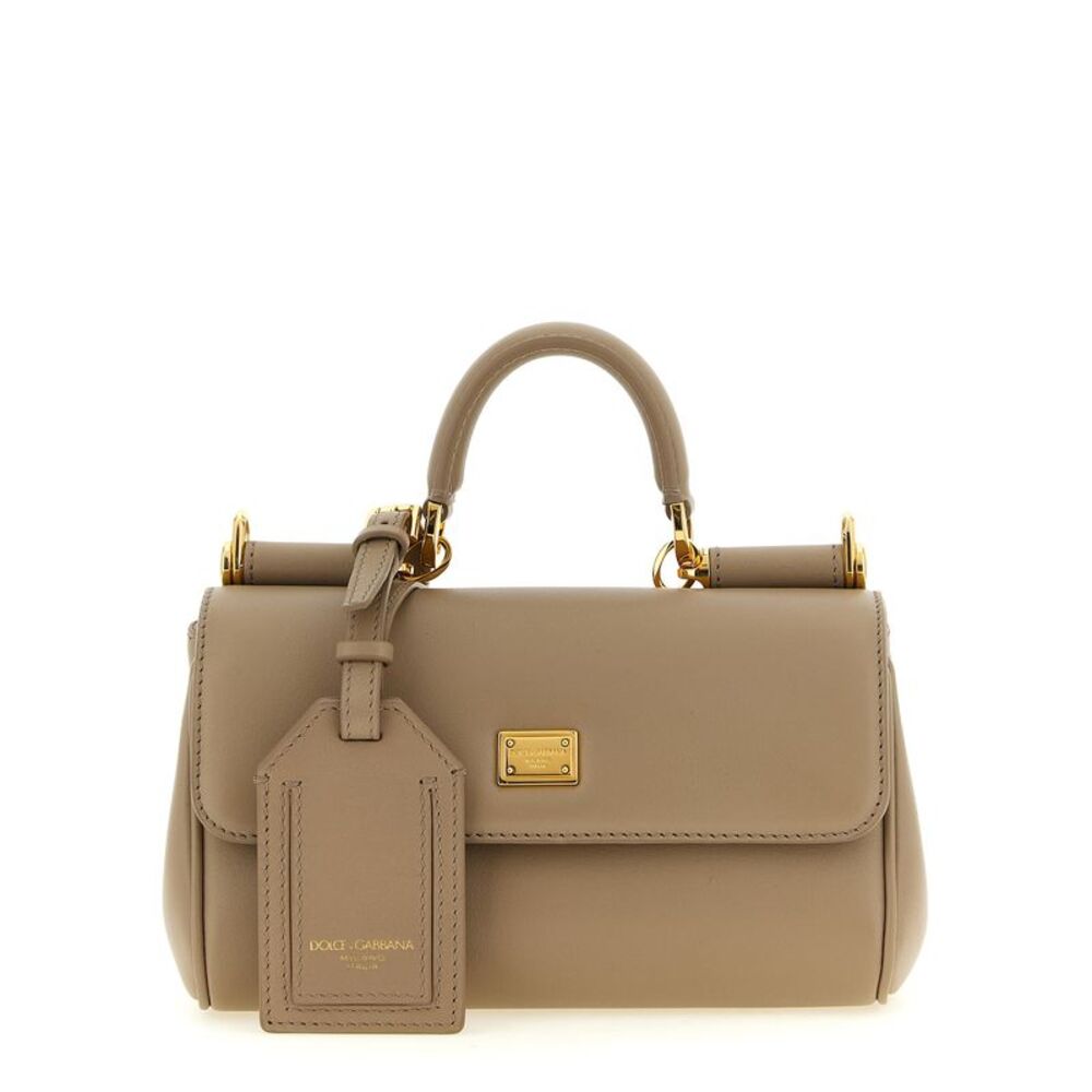 Dolce & Gabbana Beige Calfskin Crossbody Women's Bag